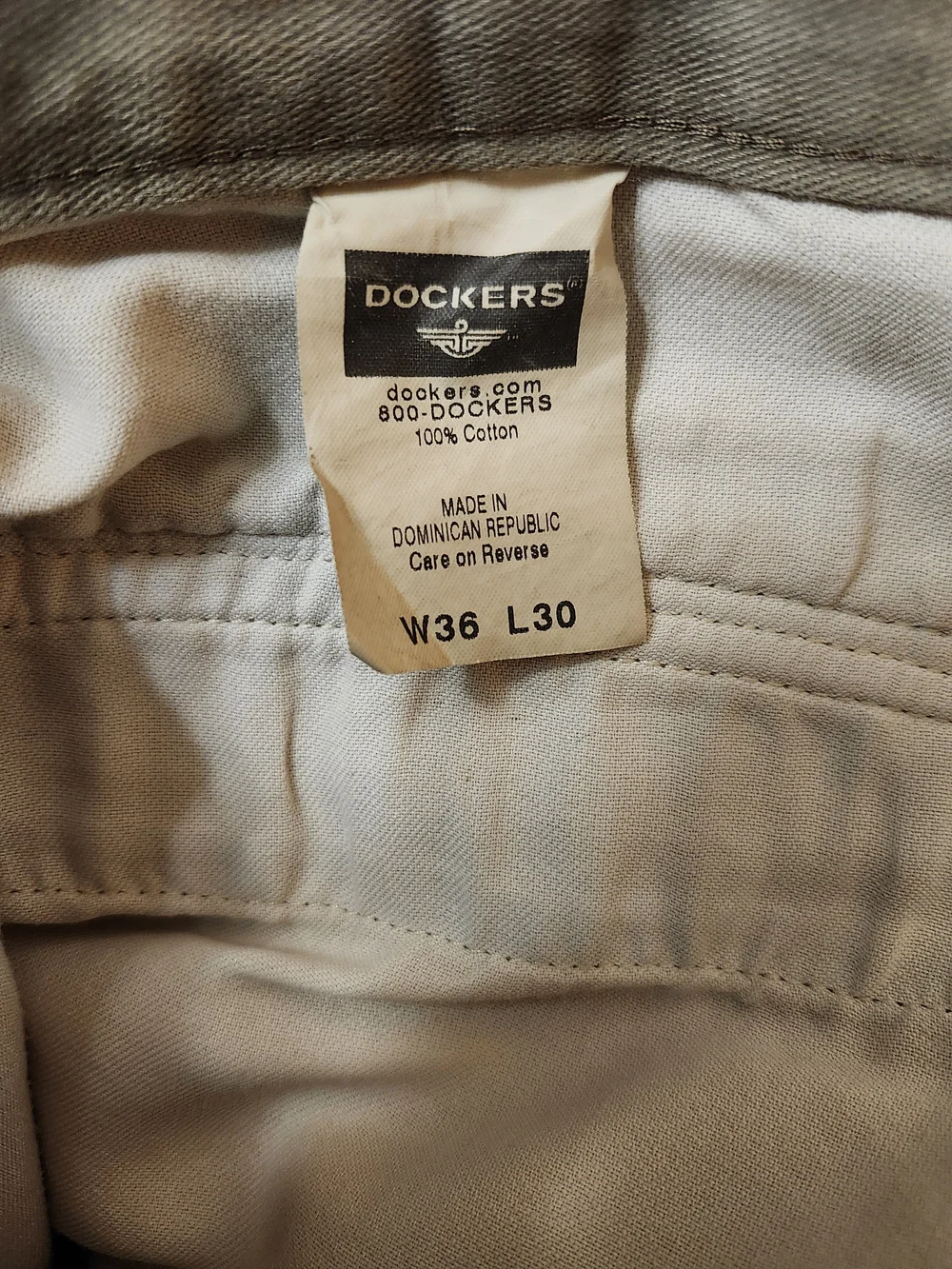 Dockers Men's Chinos in Olive - Size W36 L30